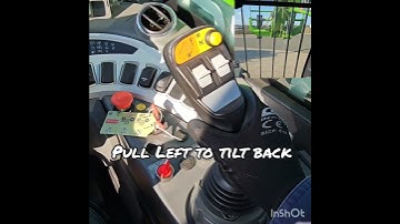 How to use Merlo Telehandler Captive Joystick Hydraulic Controls