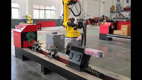 MIG TIG Gantry beam 6 Axis Automatic Metal Welding Robot Arm 6 axis