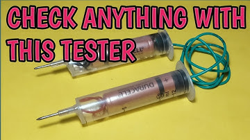 How to make DC electric tester at home ||  electric tester || Continuity tester ||@dtkexperiment3539