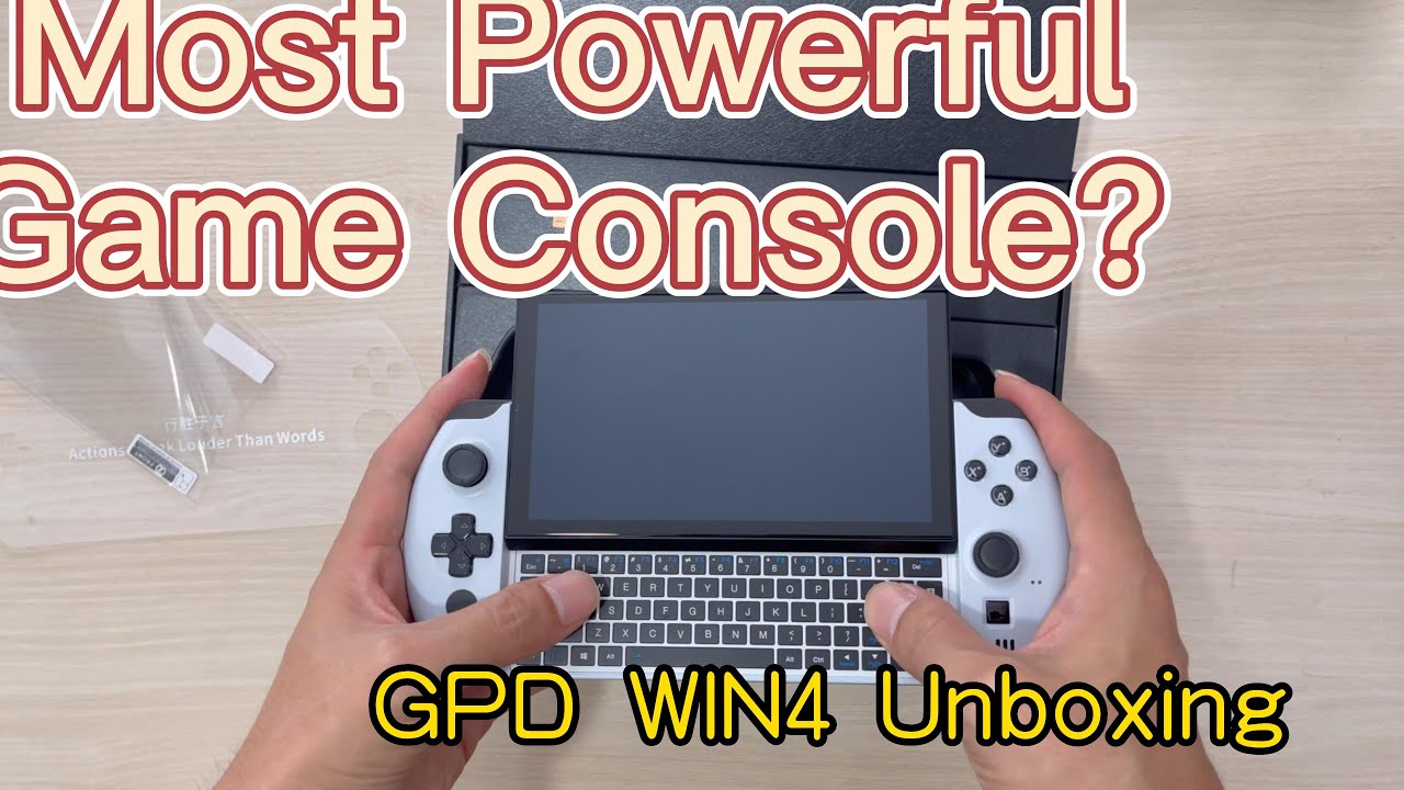 Most Powerful Game Console？ GPD WIN4 Unboxing | minixpc.com - YouTube