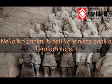 Amar Tufo - Nekoliko zanimljivosti o Terakota vojsci koje niste znali