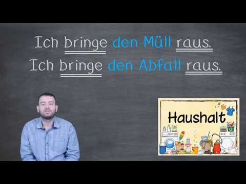 Kurs njemackog jezika A1 - Lekcija 50. Aktivnosti u domacinstvu