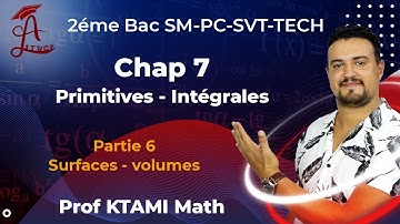 🔥Chap 7 : Primitives et Intégrales - Partie 6 Surfaces - Volumes🔥