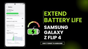How To Extend Battery Life on Samsung Galaxy Z Flip 4 in 2025 | Tips & Tricks for Longer Usage!