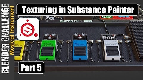 BLENDER CHALLENGE: MUSICAL INSTRUMENT (PART 5: TEXTURING)