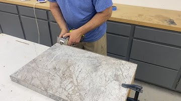 How to install a Endcap kit on Laminate counter tops using laminate router