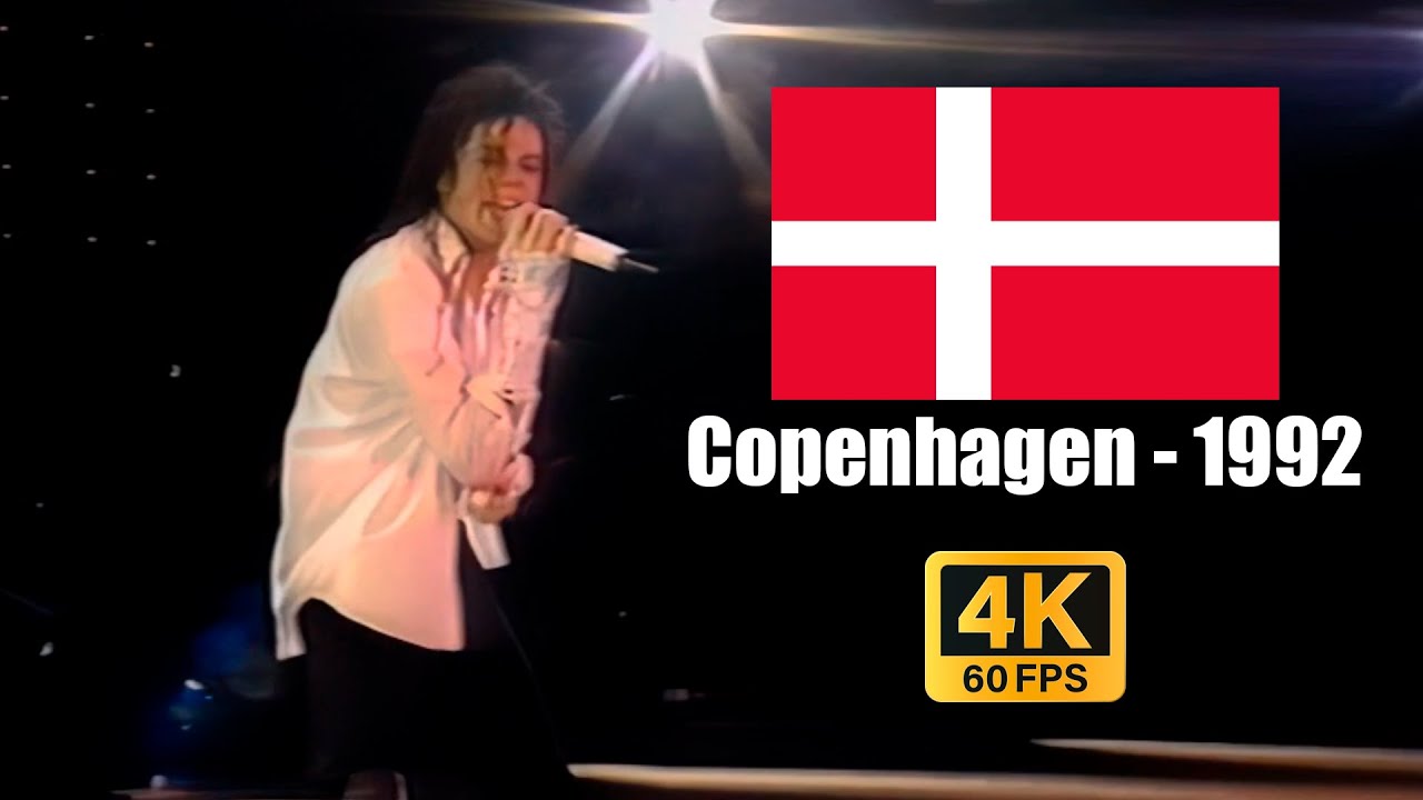 Michael Jackson | Black Or White - Live in Copenhagen, 1992 (4K