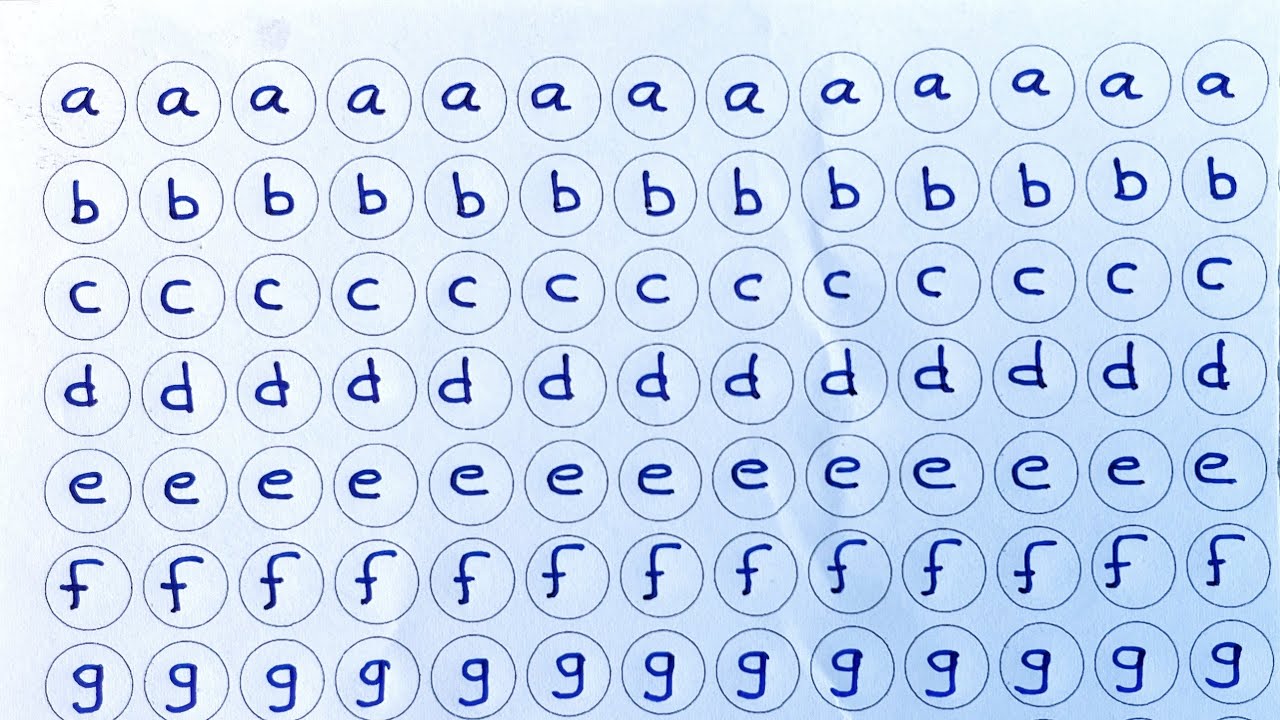 Practice English Alphabets| ABCD kaise likha hai| Handwriting Practice 