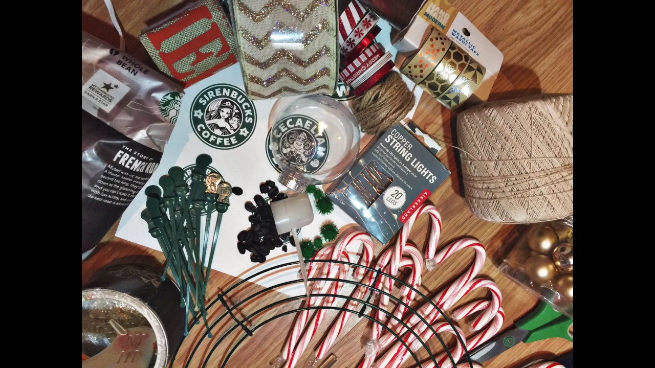 candy canes giant DIY: Sirenbucks Ornament Wreath