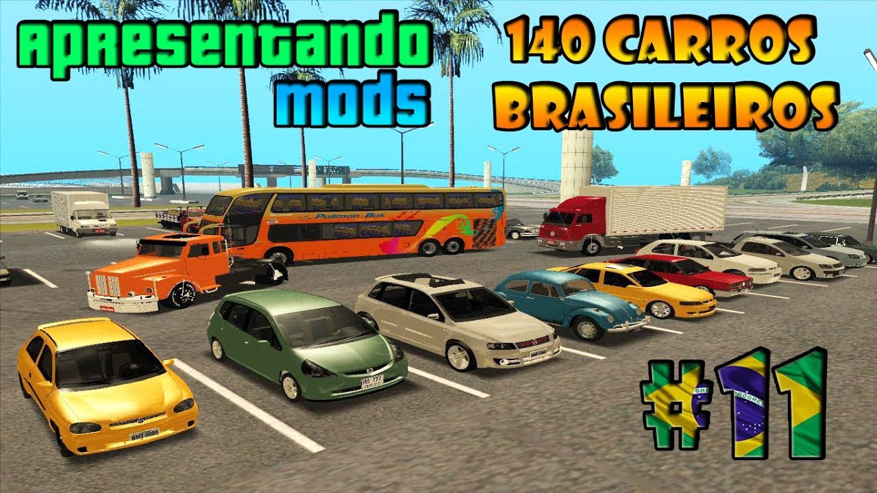 Mods GTA San Andreas: Pack de Veículos Brasileiros v1