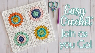 EASY CROCHET: Join As You Go Tutorial (Part 1)