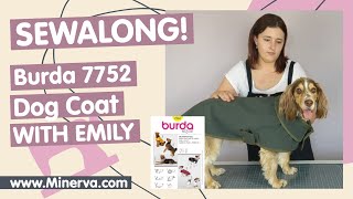 Minerva SewAlong  Burda 7752 Dog Coat