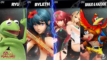 Smash Mods Ultimate:  Viewer Request Kermit v Byleth v Pyra v N64 Banjo