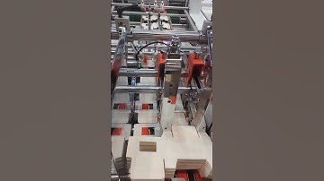 Easy-to-Operate Window Patching Machine #industrialpackaging    #cartonpatching #shorts