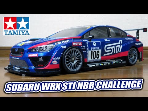 タミヤ　SUBARU WRX TT-02シャーシ 1/10 RC SUBARU WRX STI NBRチャレンジ (TT-02シャーシ