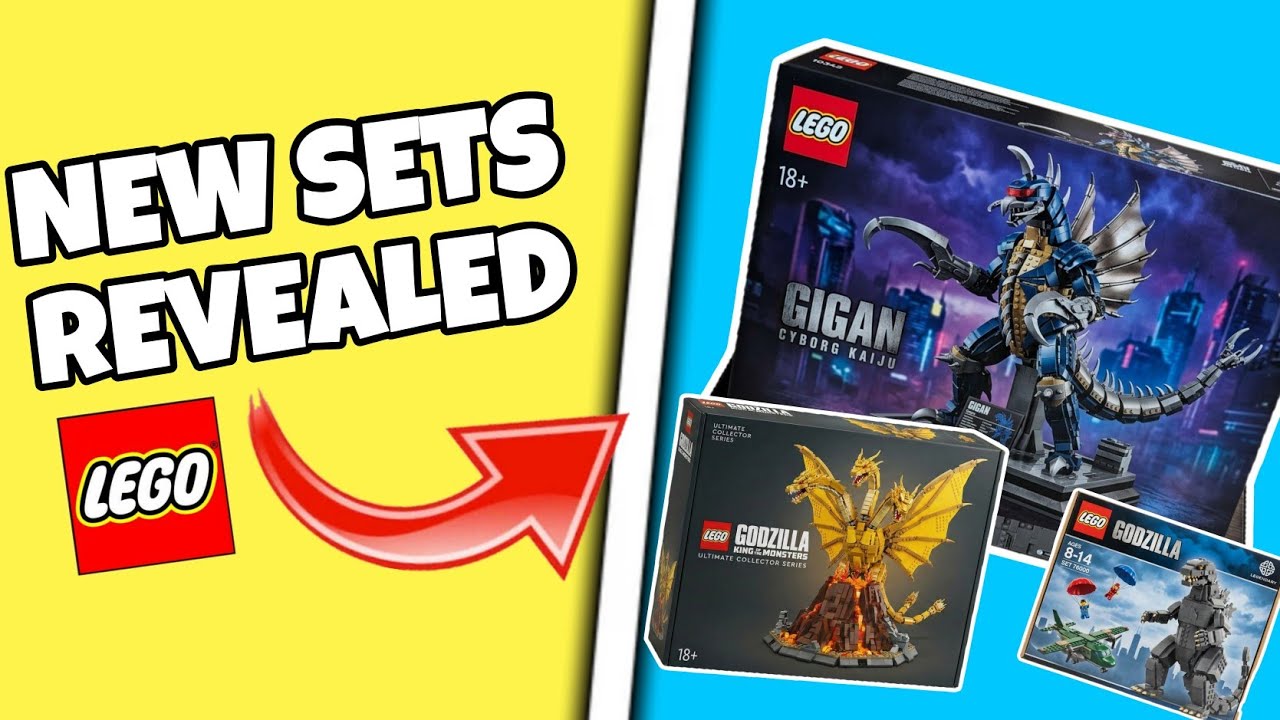 インフレータブル　ゴジラ 4フィート LEGO GODZILLA! New Sets Revealed - YouTube