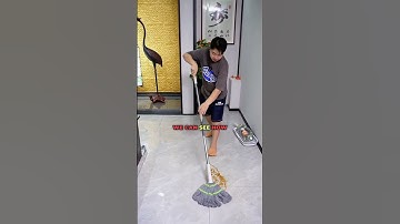 Innovative Chinese Mop Impresses with Moisture Absorption #mop #cleaning #house #china #innovation