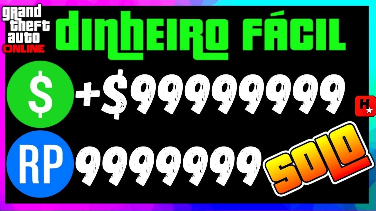 GTA V Online Como Ganhar Dinheiro Facil $540 Mil (SOLO) 