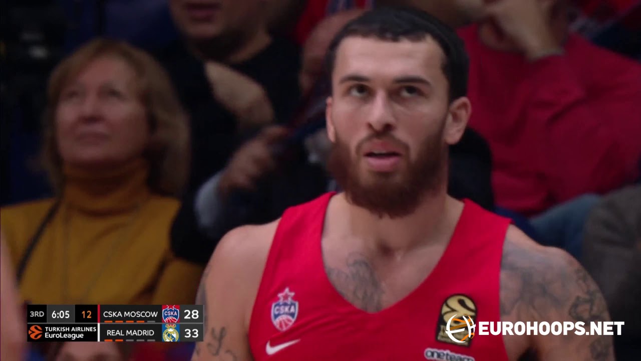 Cska Moscow Real Madrid 60 55 Mike James 19 Points Youtube