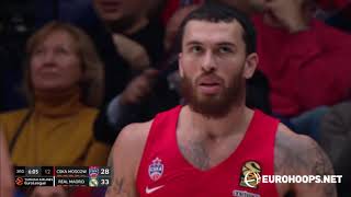 CSKA Moscow - Real Madrid 60-55: Mike James (19 points)