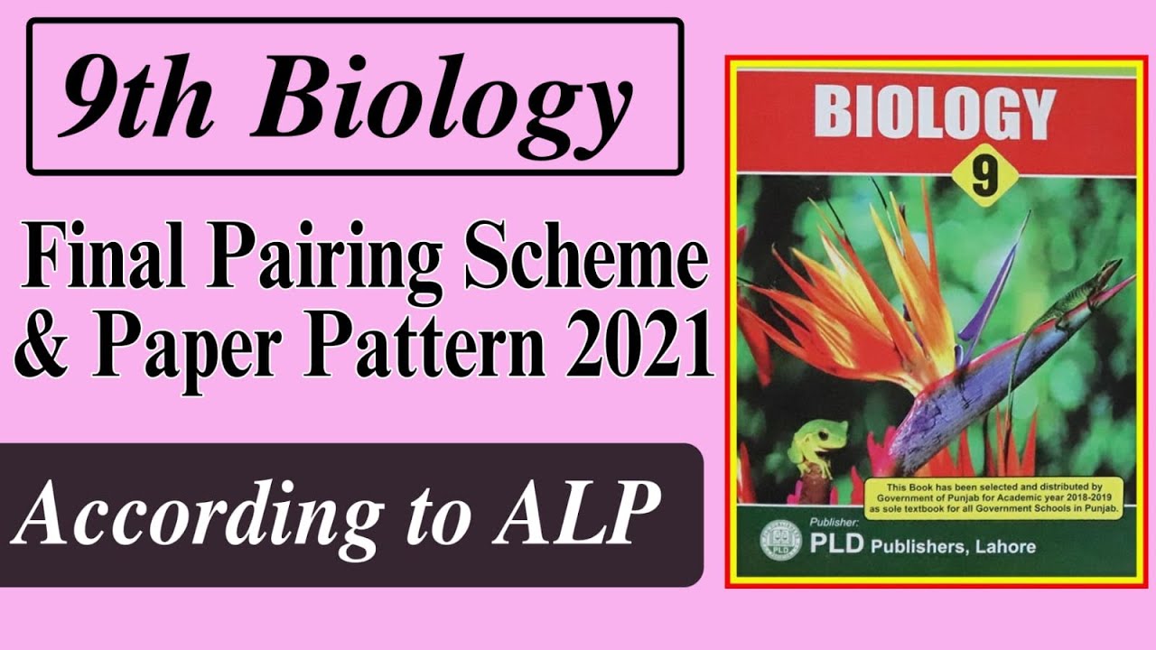 9th biology pairing scheme 2021 | biology class 9 pairing scheme 2021