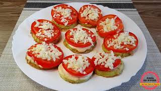 Кабачок! Помидоры! Твердый сыр! Все 🧀🍅Zucchini! Tomatoes!Hard cheese! That's all you need!