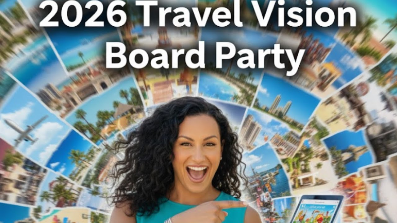 2026 Travel Vision Board Party | Design Your Dream ...