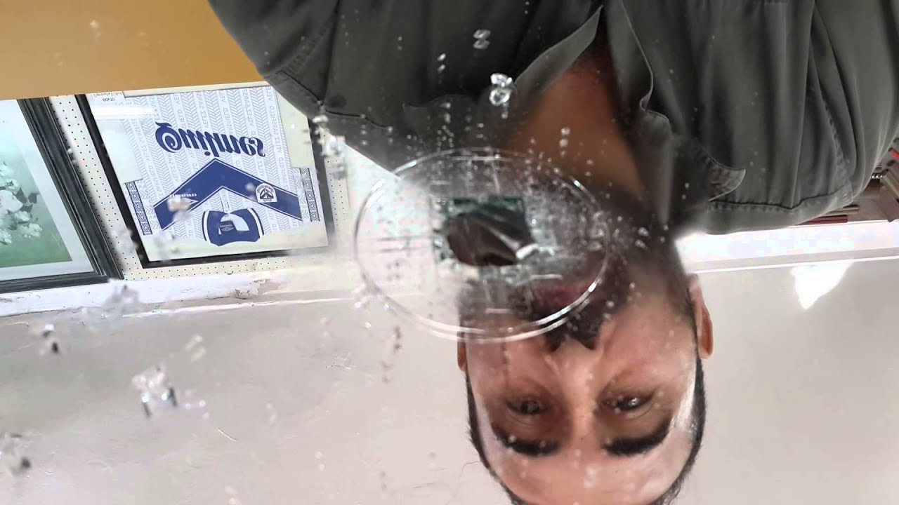 Corte circulo espejo 5mm agujero para aplique - YouTube
