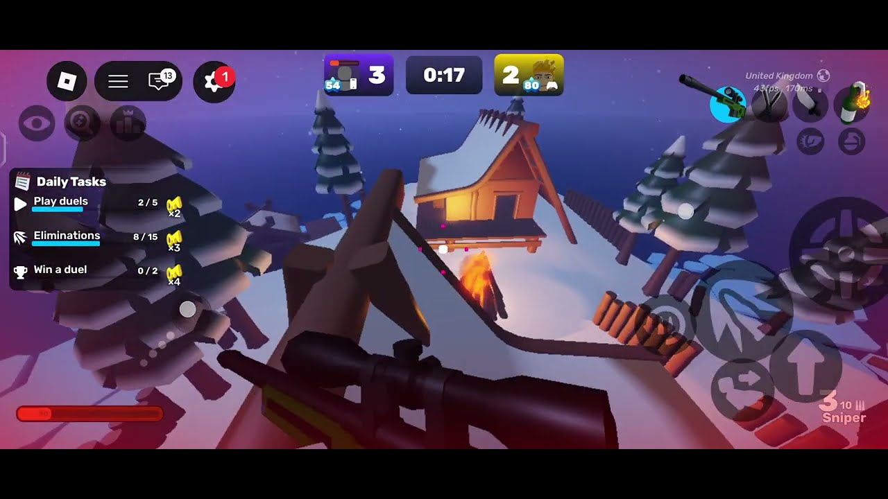 Hitting trickshots in Roblox Rivals (Not really)....... - YouTube