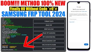 FinallyNo *#0*# All Samsung Frp Bypass 2024 enable adb fail android 13 14 one click new tool 2024