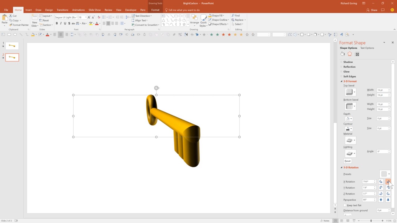 How To Create 3D Rotation Using PowerPoint Morph Advanced PowerPoint