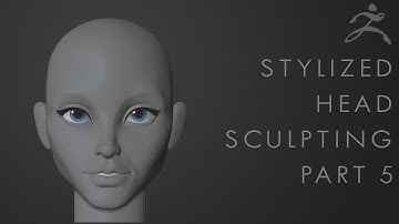 How to sculpt a stylized Mouth - Tutorial Part 5 - Sculpting the Head