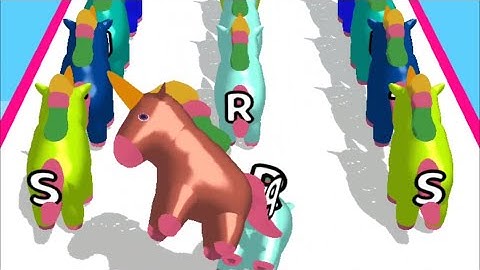 A-Z RUN - Unicorn Ball All Levels Gameplay Android iOS #3 ( Levels 21-30 )