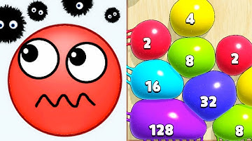 Satisfying Gameplay 2024 All Levels - Blob Merge 3D vs Hide Balls New Update