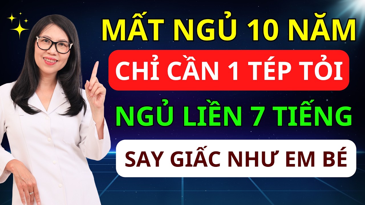 Mẹo Ngủ Cực Sâu Chỉ Với 1 Củ Tỏi Ai Cũng Có Thể Áp Dụng I Dr Hương