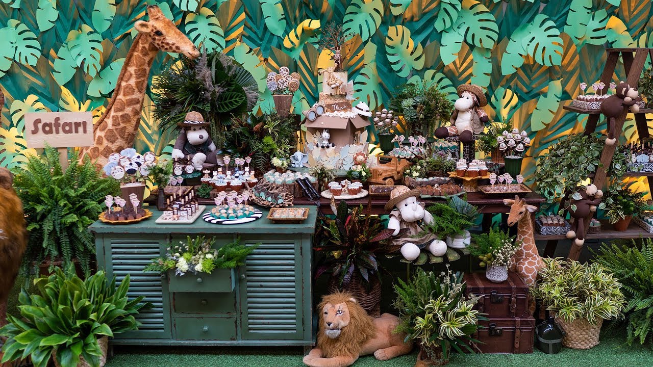 Festa com tema Safari 