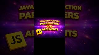 🔥 Parameters vs Arguments in JavaScript | Explained Simply #codeshiksha #javascript #webdevelopment