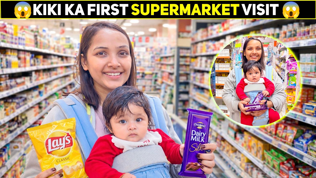 Kiki Ka First Supermarket Visit 😱 | Log Uske Peeche Hi Pad Gaye 😂| New Daily Vlog