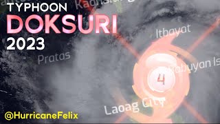The track of Super Typhoon Doksuri (2023)