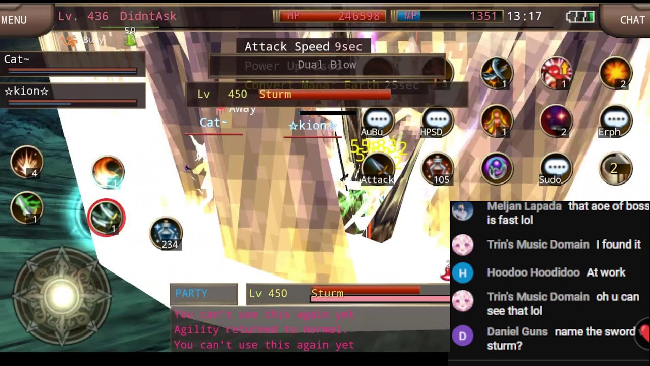 Iruna Online: Gladiator Combat Analysis and Live Testing. Q/A