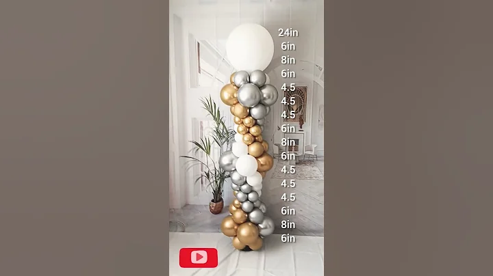 Spiral Bubble balloon column   #diy #ideas #balloon #light