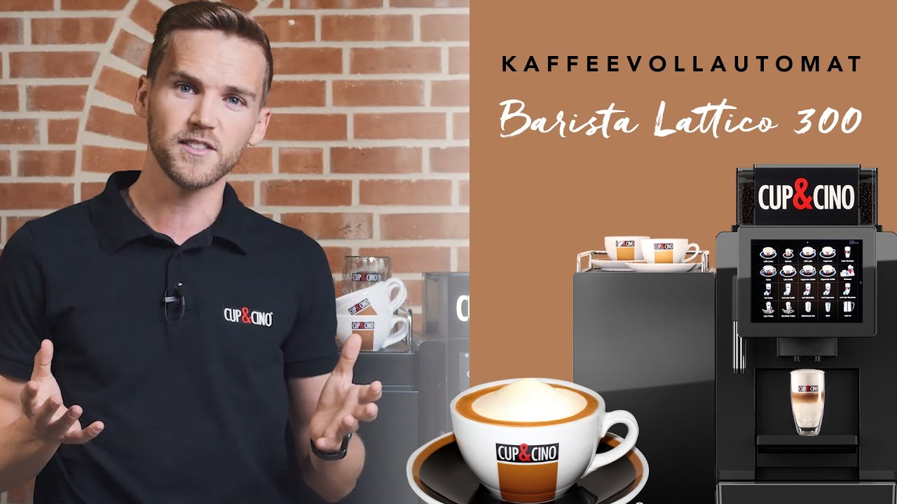 Update Kaffeevollautomat sorgt für Barista Qualität ab 10 Tassen am Tag | Barista Lattico 300