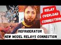 Refrigerator relay and overload connection