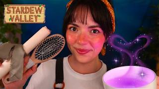 ASMR Dance of the Moonlight Jellies 🌳 Stardew Valley RP (pampering, skincare, town gossip)