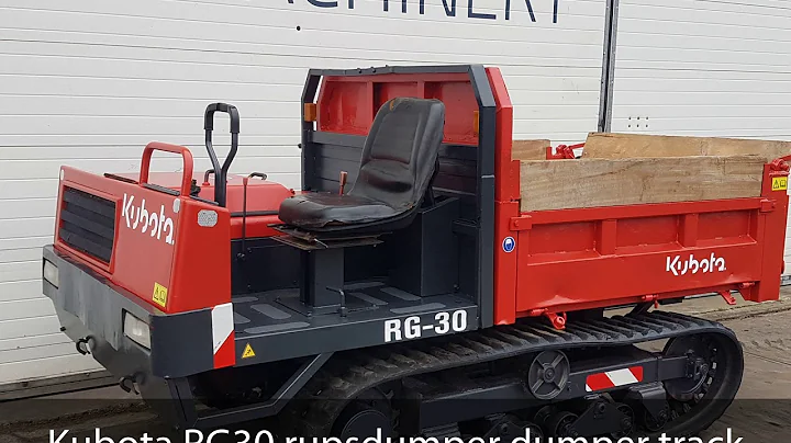 Kubota RG30 rupsdumper dumper tracked dumper gronddumper