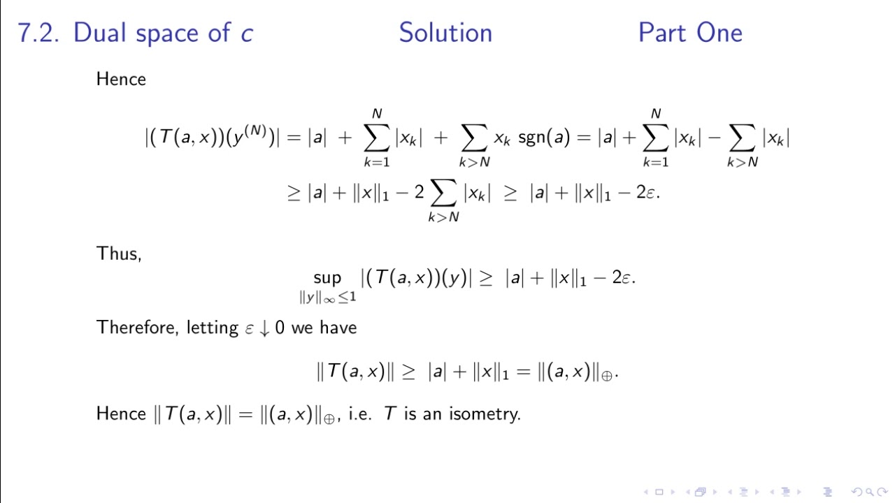 Функциональный анализ_7. Линейные функционалы и двойственные пространства_7.2. Двойственное прост...