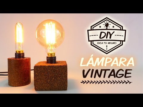 DIY LÁMPARA VINTAGE