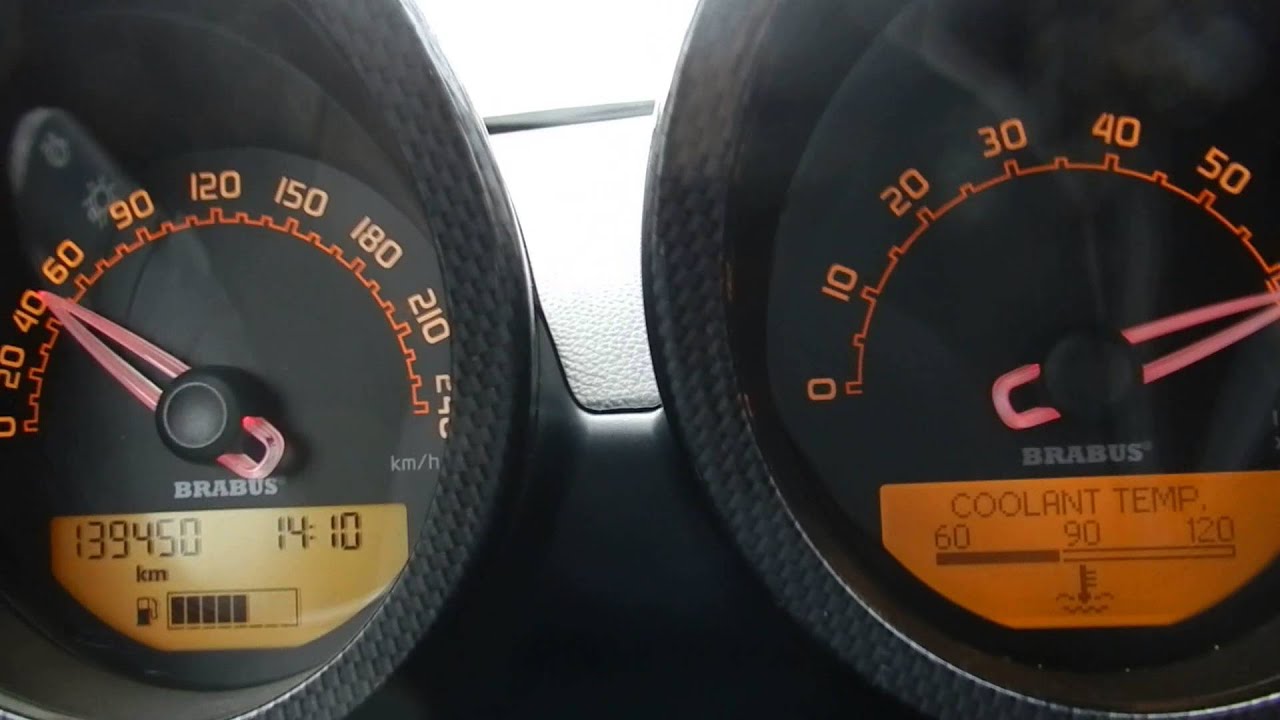 Smart Forfour Brabus Acceleration 0 100 Km H Youtube