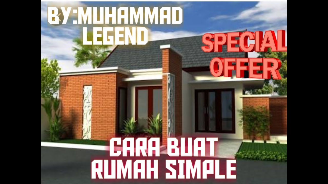 Cara buat  rumah  kecil dan bagus  simple YouTube