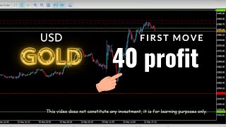XAUUSD live Gold 17/05/2024 profit 40usd Gold live 1  XAU live trading, Comercio oro en vivo